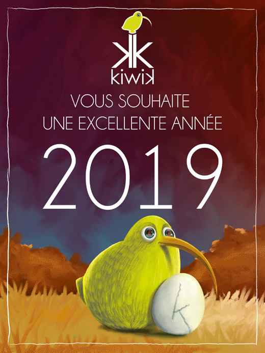 Kiwik vous souhaite une excellente année 2019